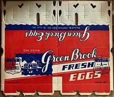 1960's Green Brook One Dozen Egg Carton Superb Graphics St. Louis, MO. c-1960's picture