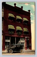 Chicago IL-Illinois, Hotel St. Leon, Storefront, Vintage c1910 Postcard picture