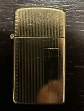 OLD Vintage 1950's Zippo 10k Gold Filled Lighter. Serviced @ Zippo 2024.engraved picture
