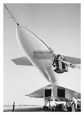 NOSE OF THE XB-70 VALKYRIE BOMBER PLANE 4X6 B&W PHOTO picture