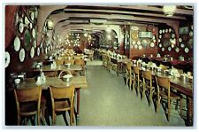 c1950's Shellfish Restaurant Dining Room Interior Portland Oregon OR Postcard picture