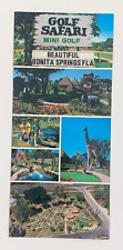 Golf Safari Miniature Golf Course Bonita Springs Florida Postcard Multiview picture