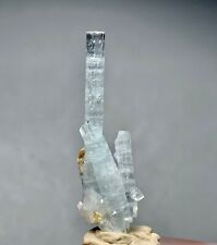 9 Cts Terminated Aquamarine with baby Crystal from Skardu Pakistan picture