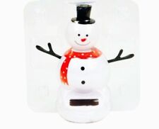 Solar Powered Dancing Snowman Christmas Holiday Figure Decoration picture