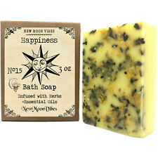 Happiness Cleansing Anti-stress Conjure Herbal Soap Bar Ritual Bath Wiccan picture