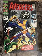 The Avengers #34 (1966) - first appearance of Living Laser Comic Lot💎💎 picture