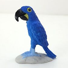 Yowie Lear's Blue Macaw Bird Figurine Animal Superpowers Endangered Collectible picture