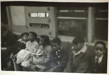 African-American School Age Children Riding NYC Subway - Original C. 1960 Photo picture