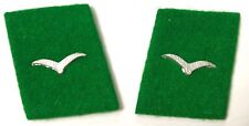 WWII GERMAN LUFTWAFFE FIELD DIVISION ENLISTED COLLAR TABS-Flieger (Private) picture