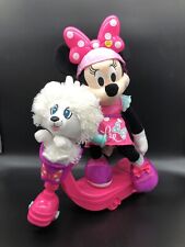 Vintage Disney Minnie Mouse Happy Helpers Sing & Spin on a Scooter, Works picture