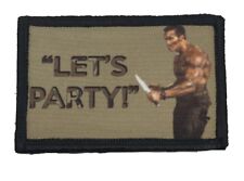 Schwarzenegger  Commando Let's Party Morale Patch Military Tactical ARMY USA  picture