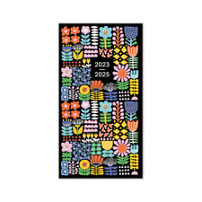 Sellers Publishing Retro Flowers 2024 Two-Year-Plus Pocket Planner w picture