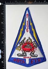 Cold War USAF 48th FIS Fighter Intercept Squadron F-106 Tazlanglian Devils Patch picture