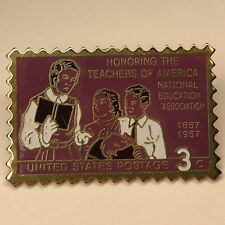 Honoring The Teachers Of America NEA Teacher's Day USPS 3 Cent Lapel Pin * Read picture