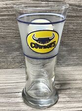 Vintage NRL Cowboys Beer Pint Drinking Glass Football Team Logo Bar Glassware picture