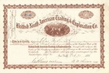 British North American Trading and Exploration Co. - Stock Certificate - Mining  picture