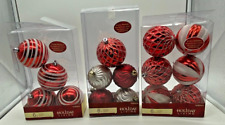 Lot of 15 Holiday Living Christmas Ball Ornaments picture