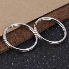 Wholesale 4~35mm Key Rings Chains Split Ring Hoop Metal Loop DIY Accessory 50pc picture