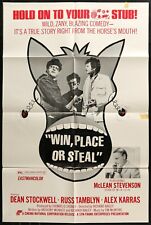 WIN, PLACE OR STEAL Dean Stockwell ORIG 1978 ONE SHEET Movie Poster 1976 27 x 41 picture