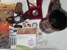 Estate JUNK DRAWER Lot Silver Coin, Hearing Aids, Electronics, Trinkets, Etc. picture