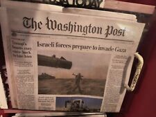 The Washington Post Sunday October 15 2023 Israeli Forces Prepare to Invade Gaza picture