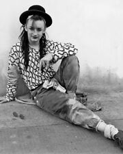 English Singer BOY GEORGE Glossy 8x10 Photo Print CULTURE CLUB Poster picture