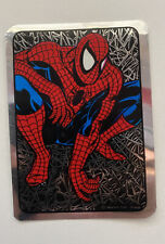 Spider-Man Vintage 1990s Foil Prism Vending Machine Sticker Marvel Ent Group picture