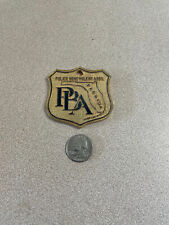 PBA FLORIDA LAW ENFORCEMENT SUPPORTER CAR GOLD POLICE LICENSE TAG SHIELD PLATE   picture