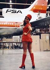 Vintage Flight Attendant Stewardess Photo 1689b Oddleys Strange & Bizarre 4 x 6 picture