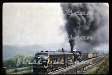 R DUPLICATE SLIDE - Western Maryland WM 61 F-7 Action & STEAM Lap MD 1953 picture