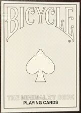 Bicycle The Minimalist Deck - New Playing Card Deck White - 1 in 5000  picture