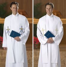 Weeding And Baptism Reversable Deacon Stole With Embroidered Symbols, 110 In picture