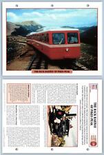 Rack Railway Of Pikes Peak - US Railroads - Legendary Trains Maxi Card picture