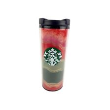 Starbucks Happy Holidays Travel Tumbler Limited Edition 16 oz. Red Green picture
