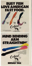 1989 Culprit Classic Lure Busy Fish Love American Food Mind Bending Print Ad  picture