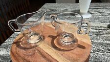Heisey Cream and Sugar Set Clear Vintage Flawless  picture