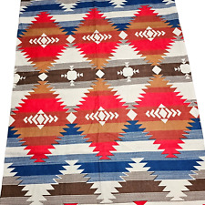 Vtg Beacon Camp Navajo Blanket Wall Hanging Western Style 745 Twin Full 72 x 90 picture