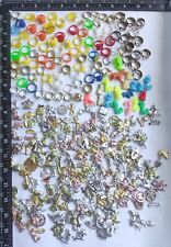 VTG Plastic GUMBALL CHARM Prize COLLECTION 200+ Hong Kong Cracker Jack picture