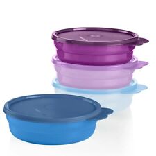Tupperware Microwave Reheatable Cereal Bowls with  - Icelandic Mist picture