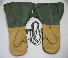 USGI Arctic Military Mittens USAF COLD WEATHER ECW Flyers Gloves N-4B MEDIUM NEW picture