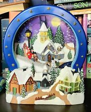 2013 Avon Snowing Wintery Scene motion lighted Christmas Holiday picture