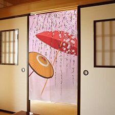 Japanese Umbrella Door Curtain Noren Weeping Cherry Blossoms Cool Japan 150x85cm picture