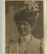 1910s 1920s Women Fancy Hat Well Dressed RPPC Vintage Postcard picture