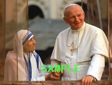MOTHER TERESA Pope John Paul II Photo (126-i ) picture