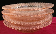 Miss America Pink Depression Glass Bowls - Set of 4 picture
