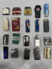 Lot Of (20) Vintage Ronson, Salem, Winston, Colibri Camel Lighters picture