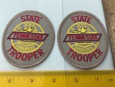Tennessee State Trooper collectors Hat patch set 2 pieces all new picture