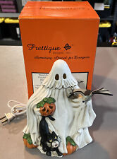 Vintage Prettique Halloween Freddie The Ghost Lighted Porcelain Sculpture picture