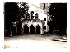 France, Ax-les-Thermes, Church Vintage Silver Print Silver Print 9x12  picture