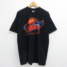 Xl/Used Short Sleeve Vintage T-Shirt Men'S 00S Albany Firebird Cotton Crew Neck picture